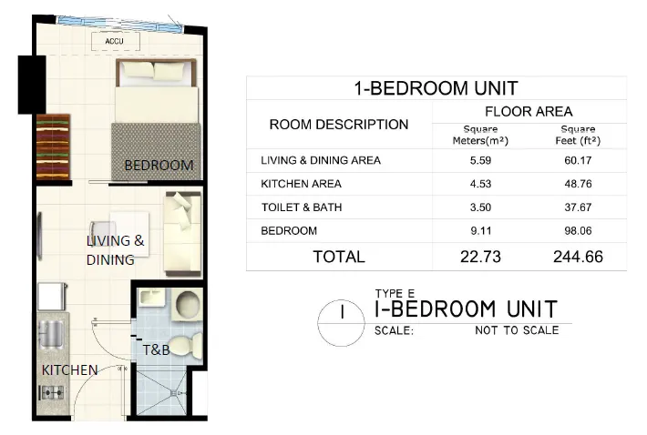 https://manilacondohub-smdc.com/images/properties/south/unit-layouts/11 - SOUTH - Type E 1BR (+22.73sqm).webp